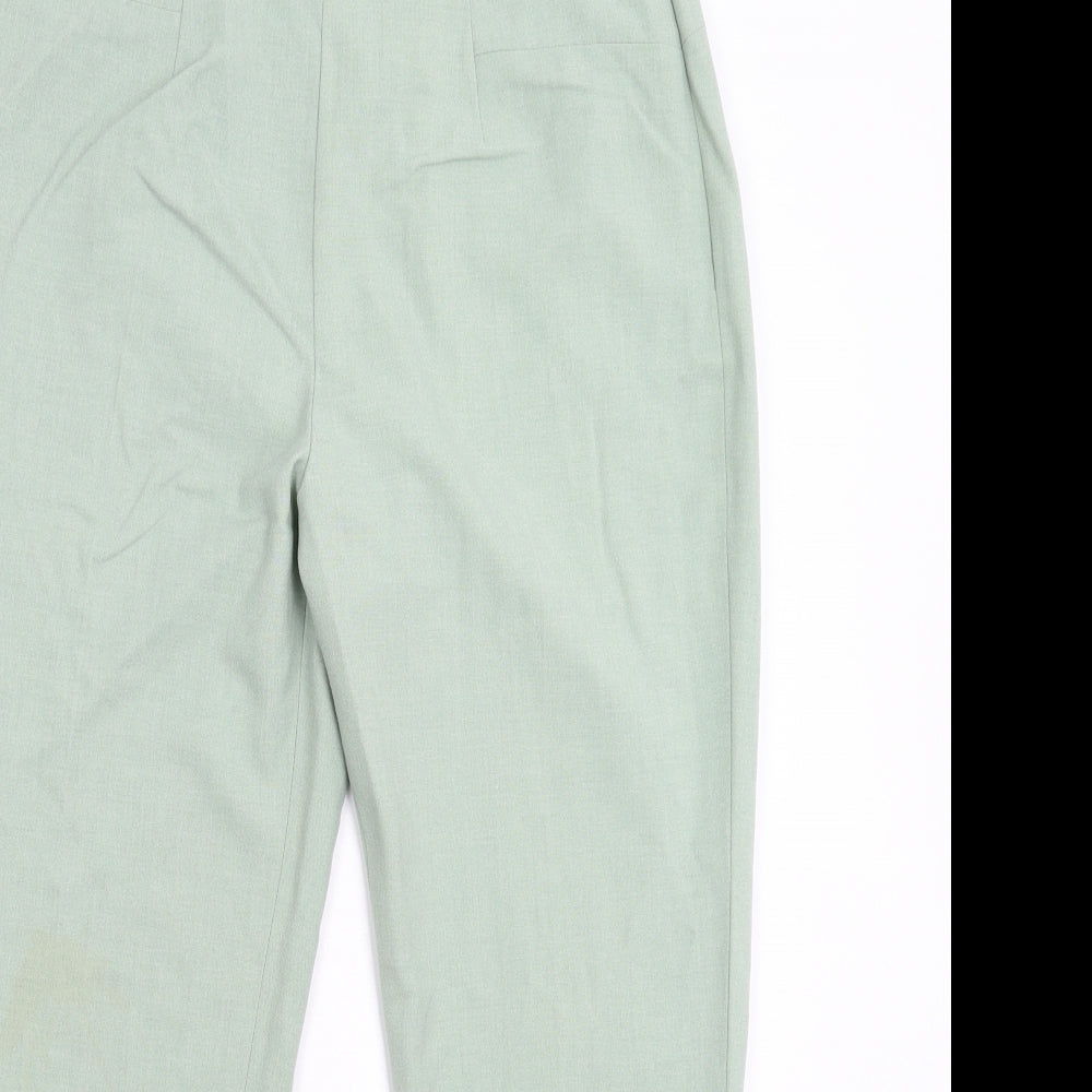 Anne Brooks Womens Green   Trousers  Size 14 L27 in