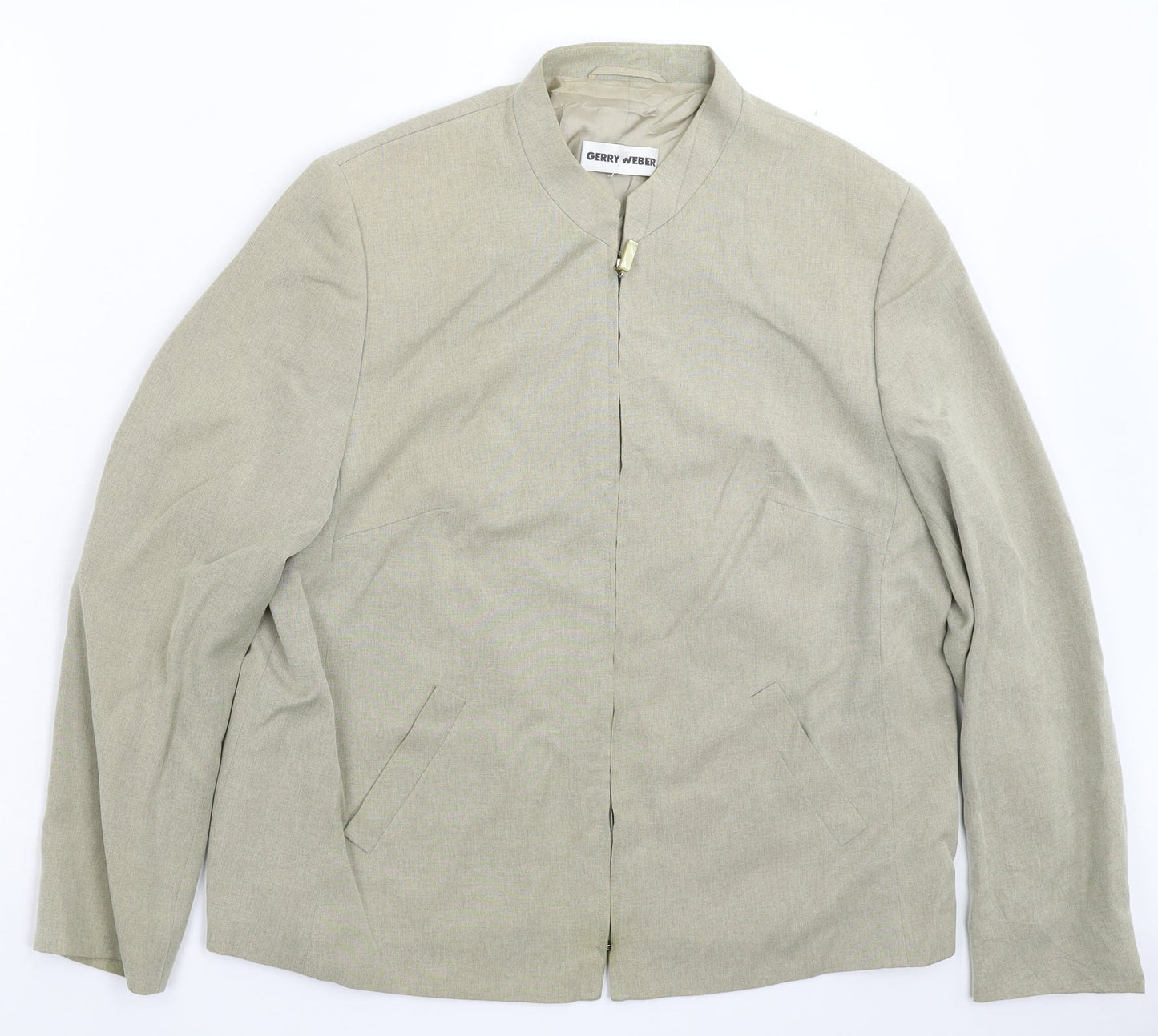 Gerry Weber Womens Grey   Jacket Blazer Size 16