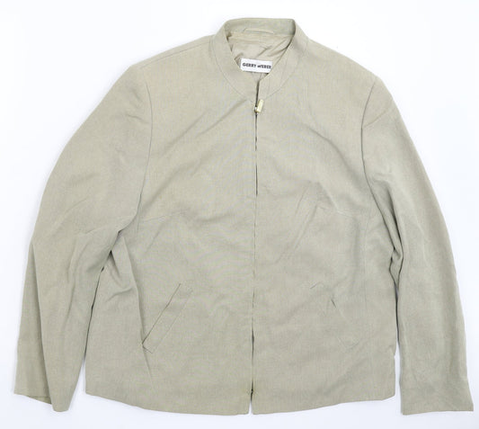 Gerry Weber Womens Grey   Jacket Blazer Size 16