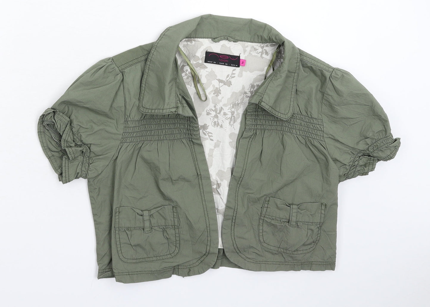 Womens UK Size 14 New Look Green Jacket