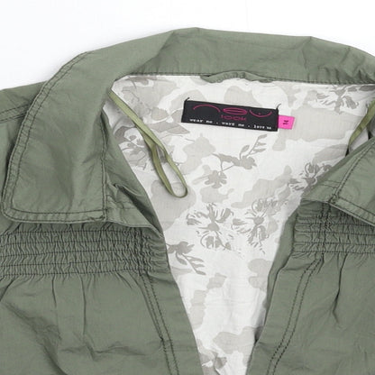Womens UK Size 14 New Look Green Jacket