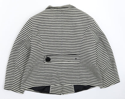 Principles Womens Multicoloured Striped  Jacket Blazer Size 14