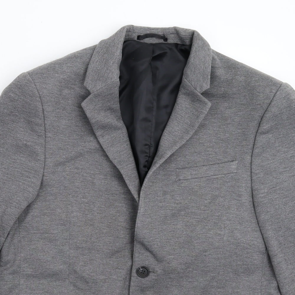 Mens UK Size 42 Red Herring Regular Grey Suit Jacket
