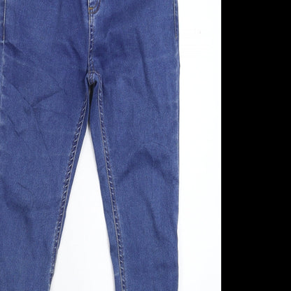 New Look Womens Blue  Denim Skinny Jeans Size 8 L27 in