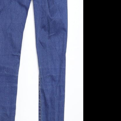 New Look Womens Blue  Denim Skinny Jeans Size 8 L27 in