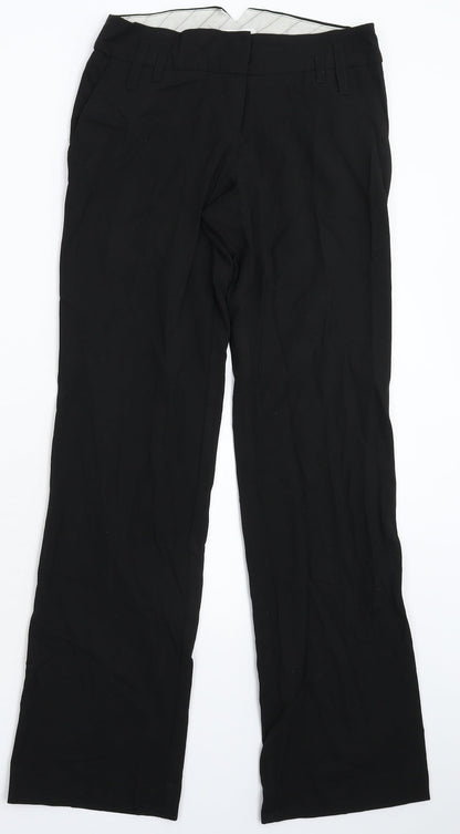 Womens UK Size 8 Promod Regular Fit  Black Trousers