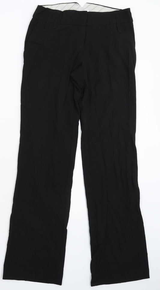 Womens UK Size 8 Promod Regular Fit  Black Trousers