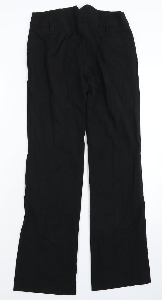 Womens UK Size 8 Promod Regular Fit  Black Trousers