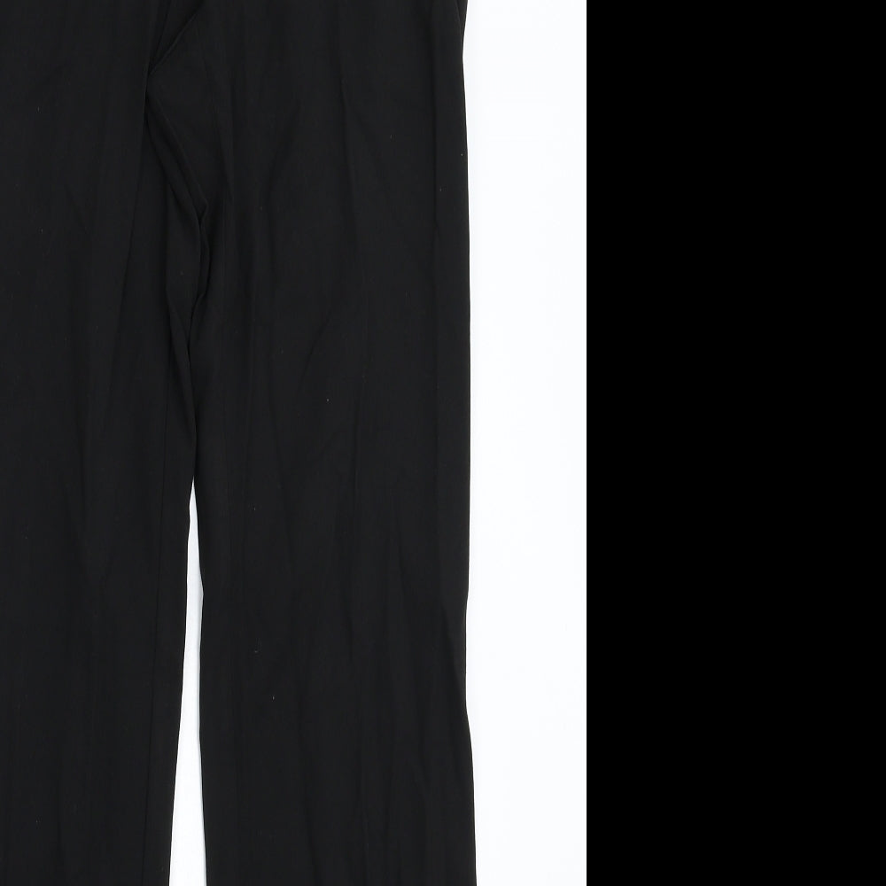 Womens UK Size 8 Promod Regular Fit  Black Trousers