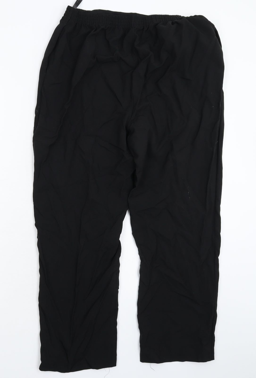 Womens UK Size 16 BHS Regular Fit  Black Trousers