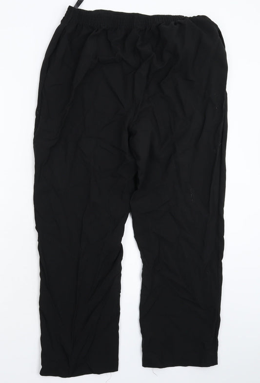 Womens UK Size 16 BHS Regular Fit  Black Trousers