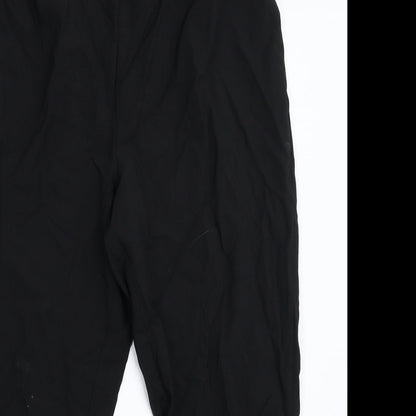 Womens UK Size 16 BHS Regular Fit  Black Trousers