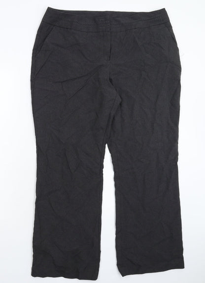 Womens UK Size 18 BHS Regular Fit  Grey Trousers