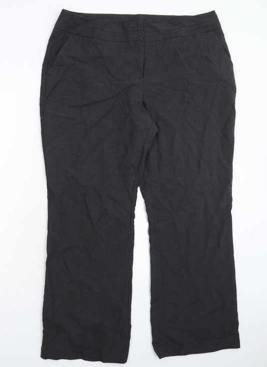 Womens UK Size 18 BHS Regular Fit  Grey Trousers