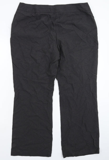 Womens UK Size 18 BHS Regular Fit  Grey Trousers