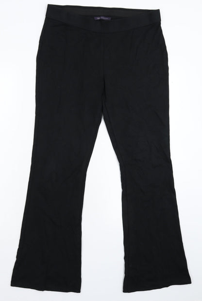 Womens UK Size 32 in Marks and Spencer Regular Fit  Black Trousers