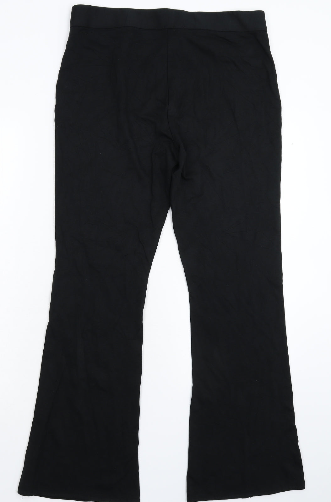 Womens UK Size 32 in Marks and Spencer Regular Fit  Black Trousers