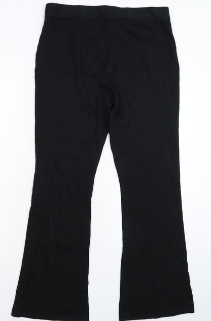 Womens UK Size 32 in Marks and Spencer Regular Fit  Black Trousers