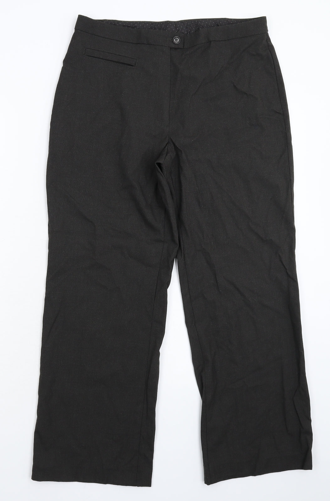 Womens UK Size 12 Marks and Spencer Regular Fit  Grey Trousers
