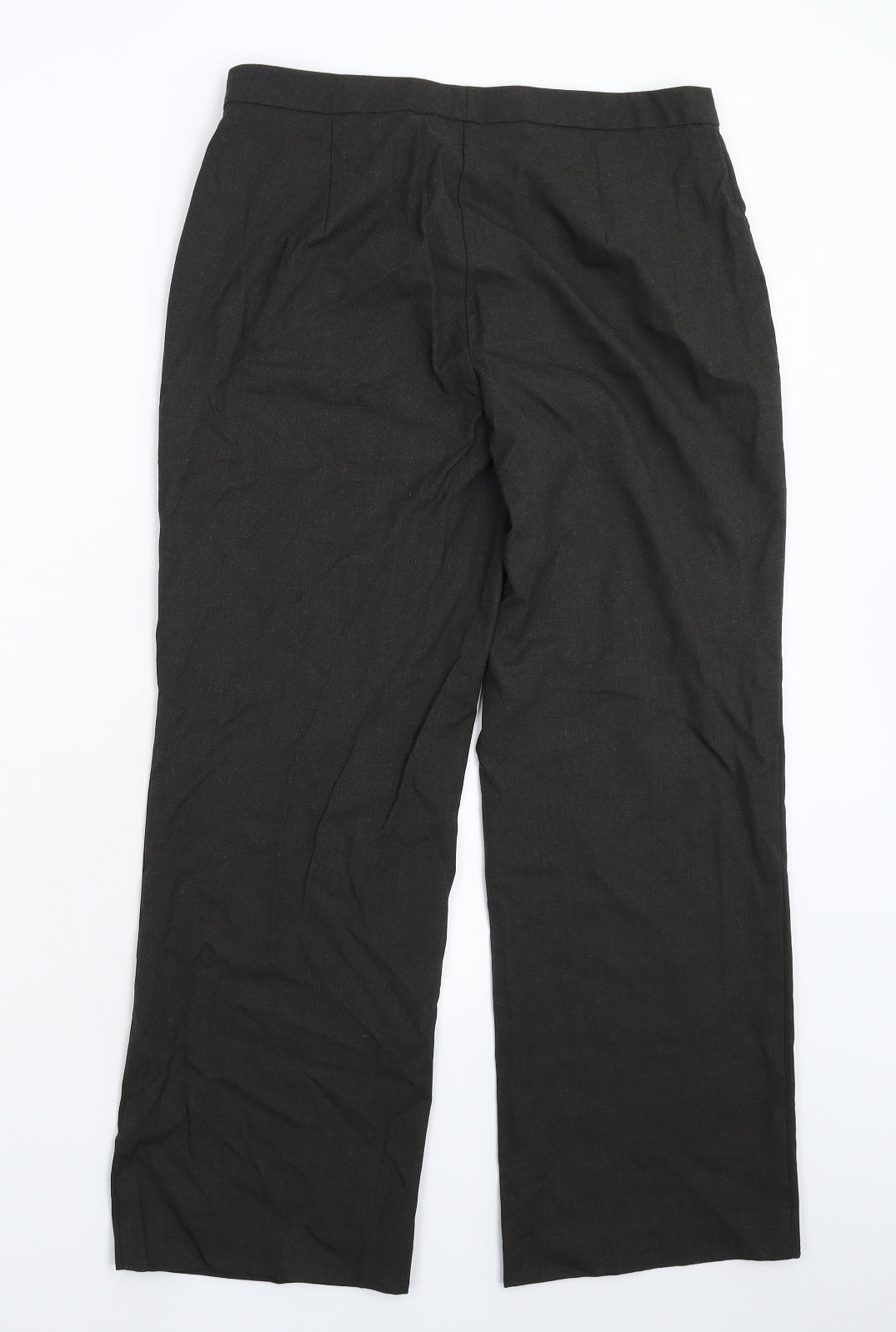 Womens UK Size 12 Marks and Spencer Regular Fit  Grey Trousers