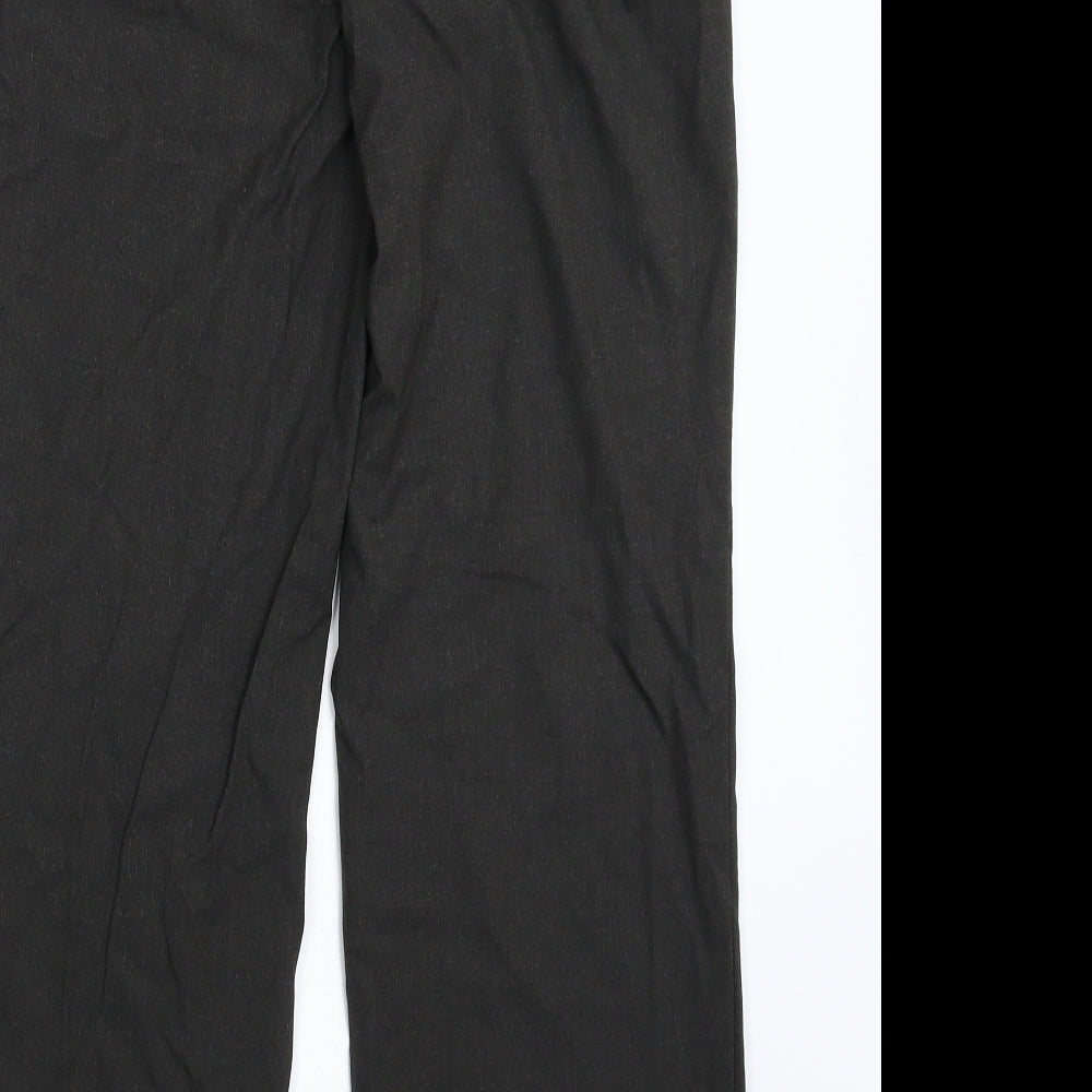 Womens UK Size 12 Marks and Spencer Regular Fit  Grey Trousers