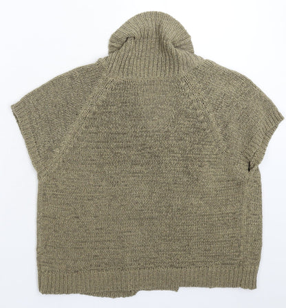 TU Womens Grey  Knit Cardigan Jumper Size 14