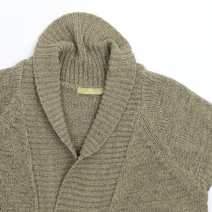 TU Womens Grey  Knit Cardigan Jumper Size 14