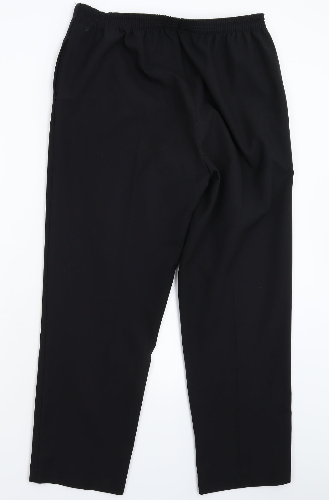 BM Womens Black   Trousers  Size 12 L26 in