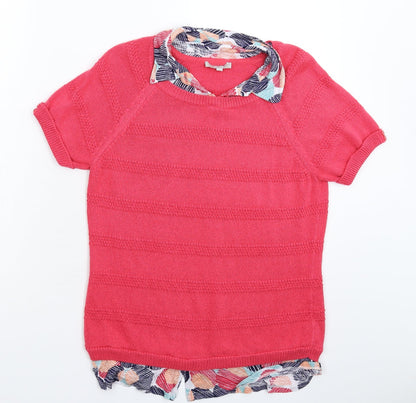 Womens UK Size 12 Per Una Pink Pullover Jumper
