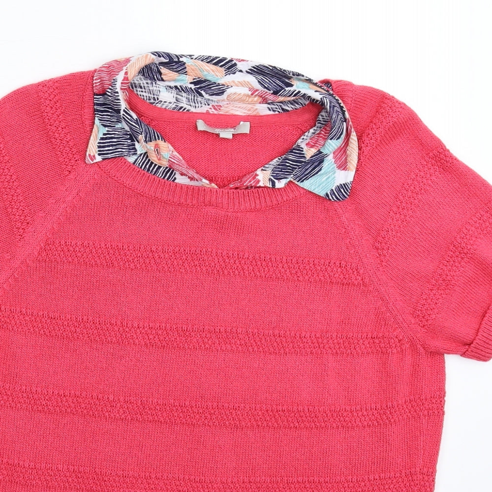 Womens UK Size 12 Per Una Pink Pullover Jumper