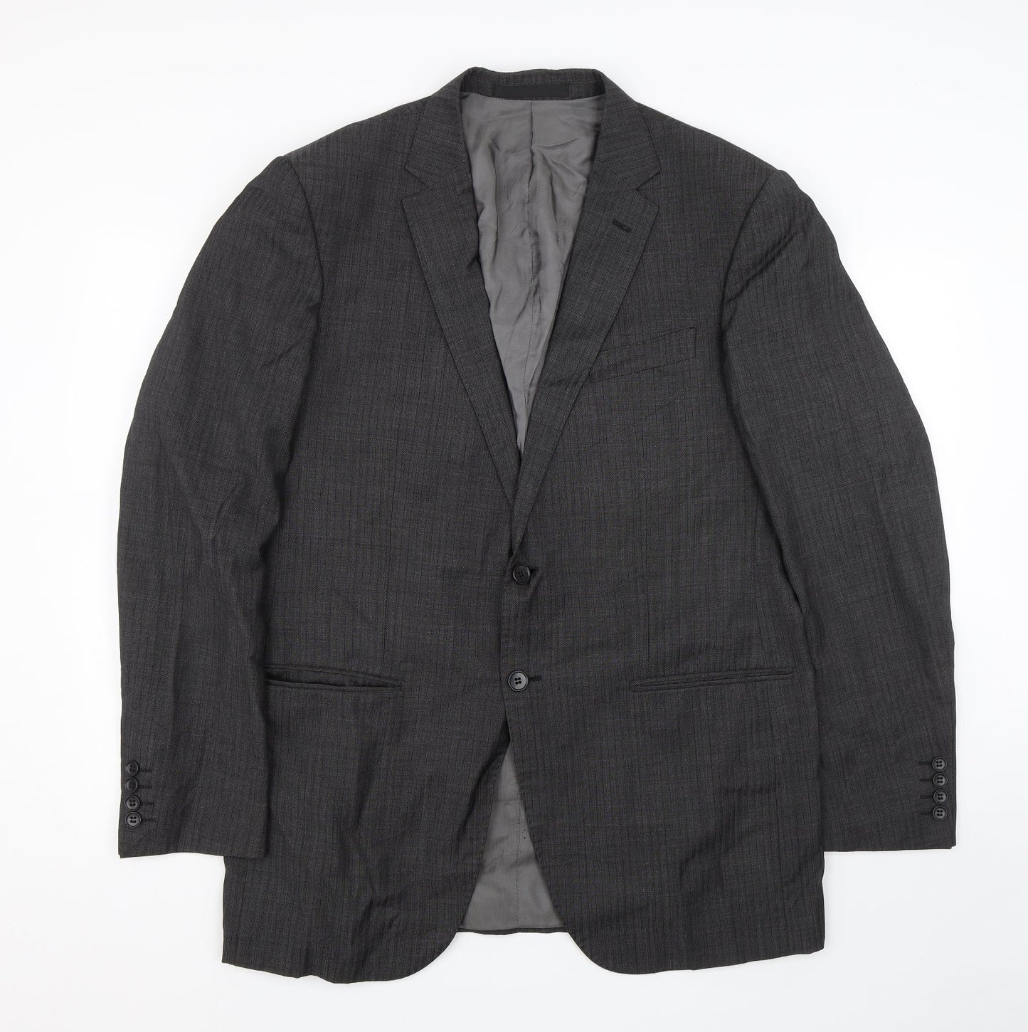 Mens UK Size 42 M&S Regular Black Suit Jacket