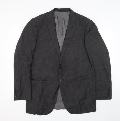 Mens UK Size 42 M&S Regular Black Suit Jacket