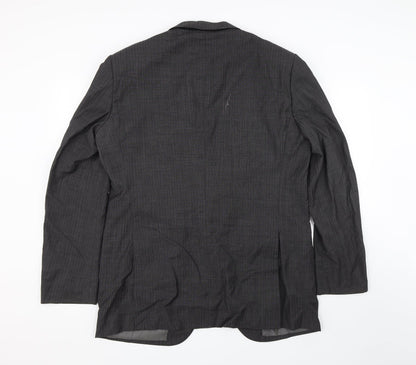 Mens UK Size 42 M&S Regular Black Suit Jacket