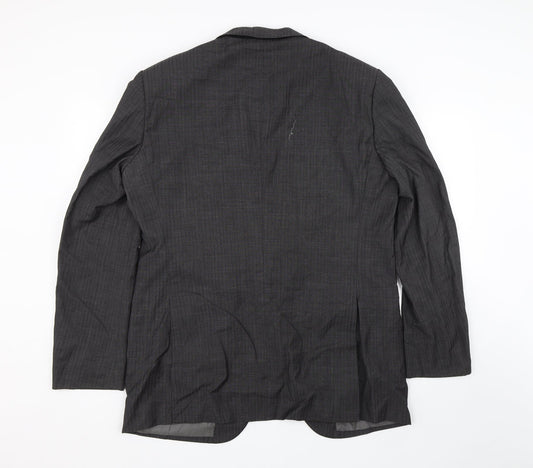Mens UK Size 42 M&S Regular Black Suit Jacket