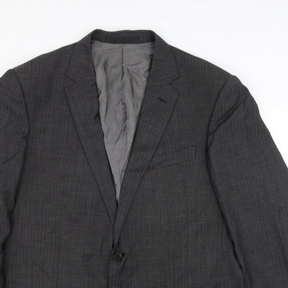 Mens UK Size 42 M&S Regular Black Suit Jacket