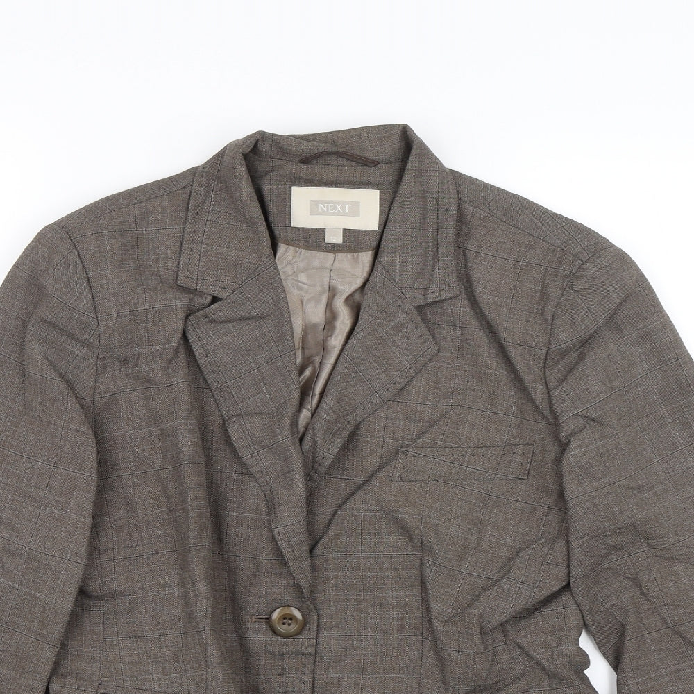 NEXT Womens Brown   Jacket Suit Size 12