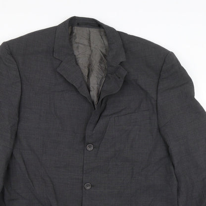 Mongotto Mens Grey   Jacket Suit Size 46