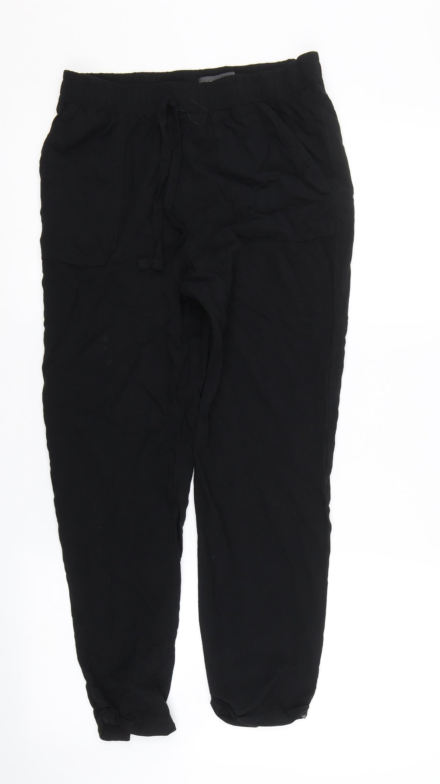 Primark Womens Black   Trousers  Size 10 L23 in
