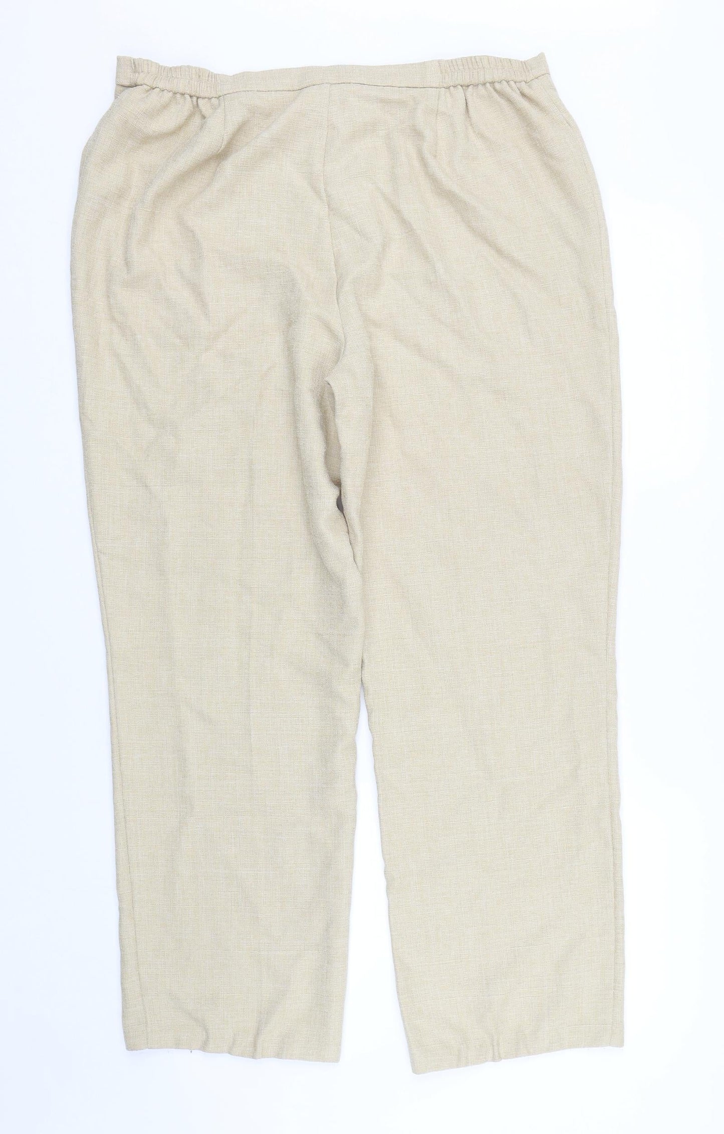 Classic Womens Beige   Trousers  Size 18 L27 in