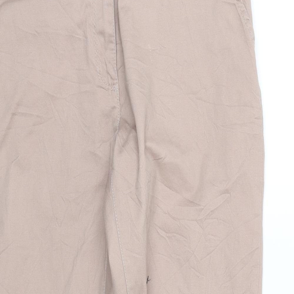 Womens UK Size 10 H&M Regular Fit  Pink Trousers