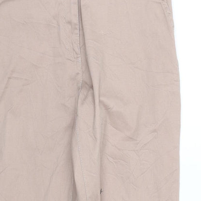 Womens UK Size 10 H&M Regular Fit  Pink Trousers