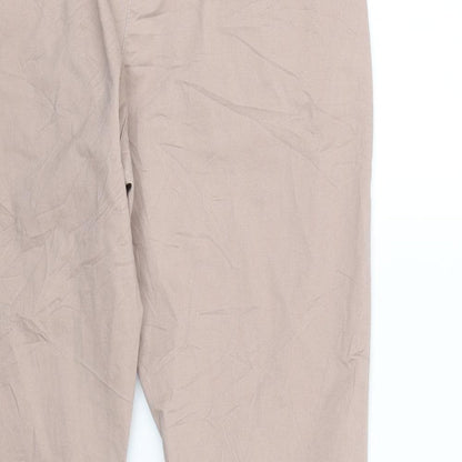Womens UK Size 10 H&M Regular Fit  Pink Trousers