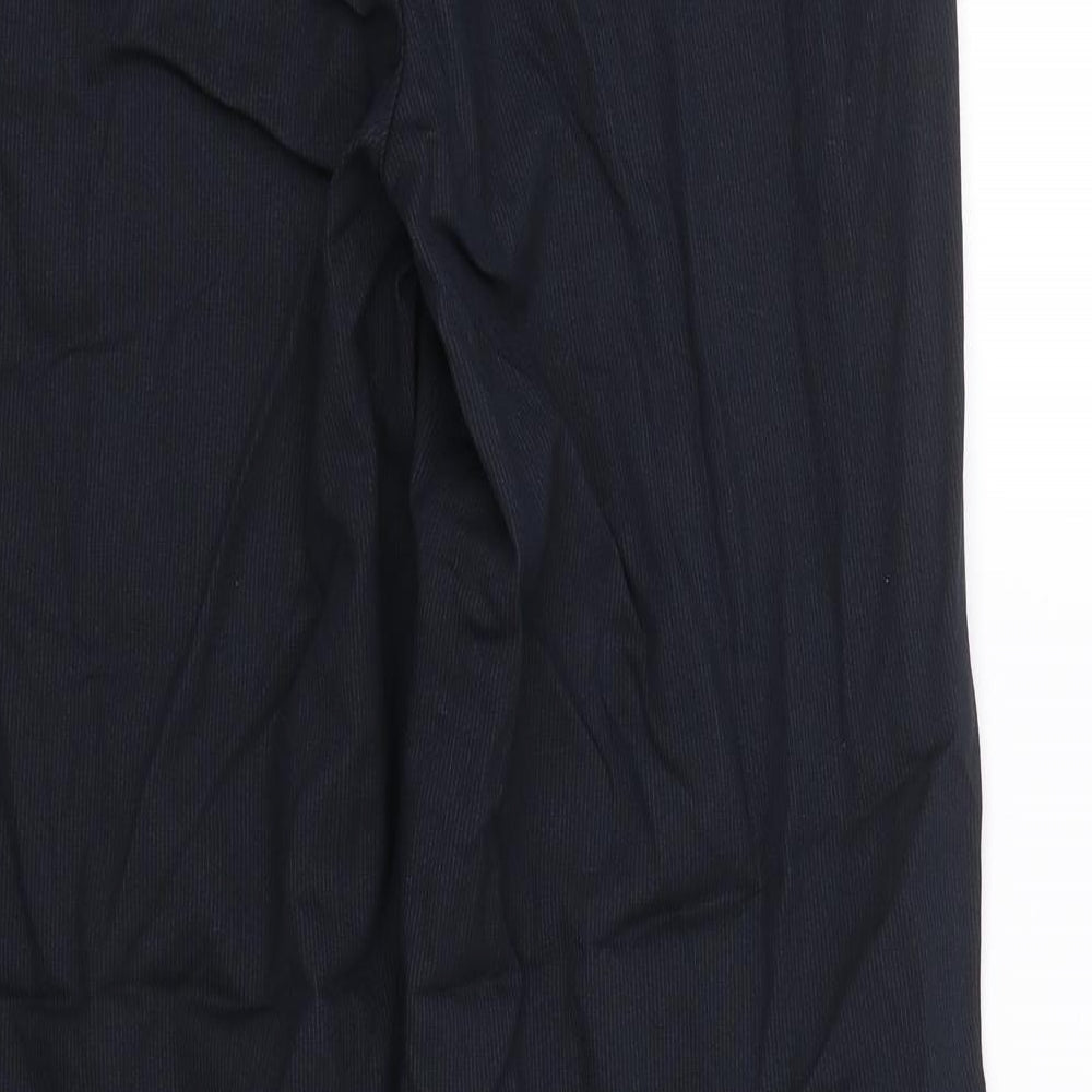 Gerry Weber Womens Blue Striped  Trousers  Size 12 L28 in
