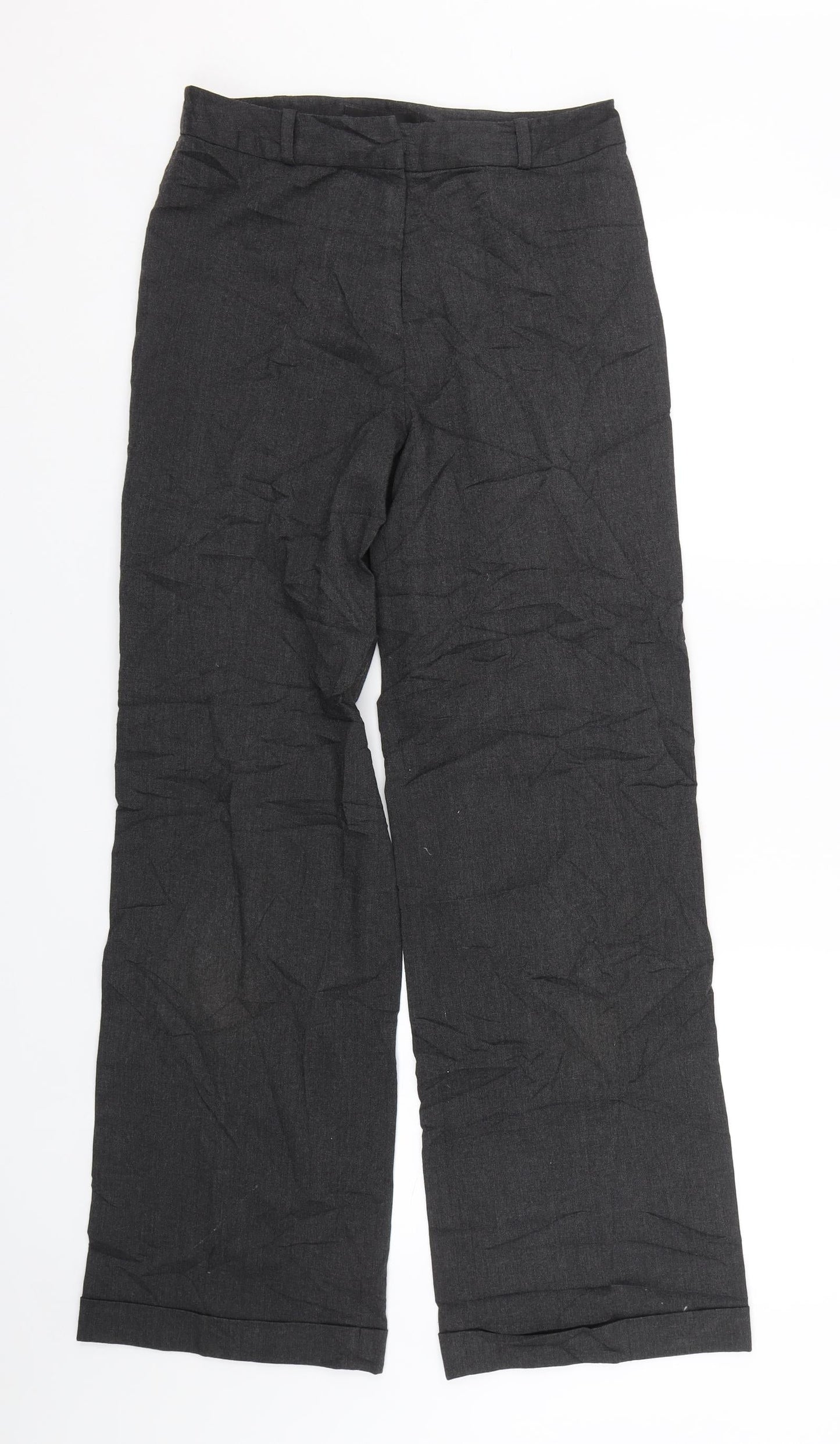 Warehouse Womens Black   Trousers  Size 10 L28.5 in