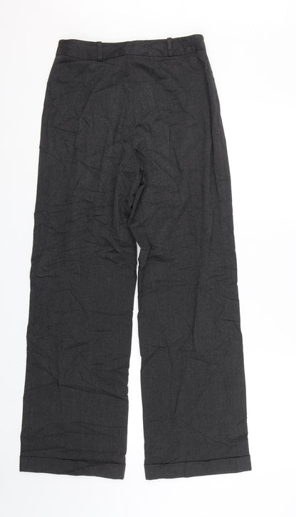 Warehouse Womens Black   Trousers  Size 10 L28.5 in