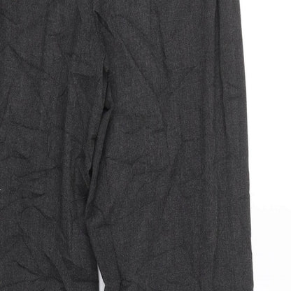 Warehouse Womens Black   Trousers  Size 10 L28.5 in