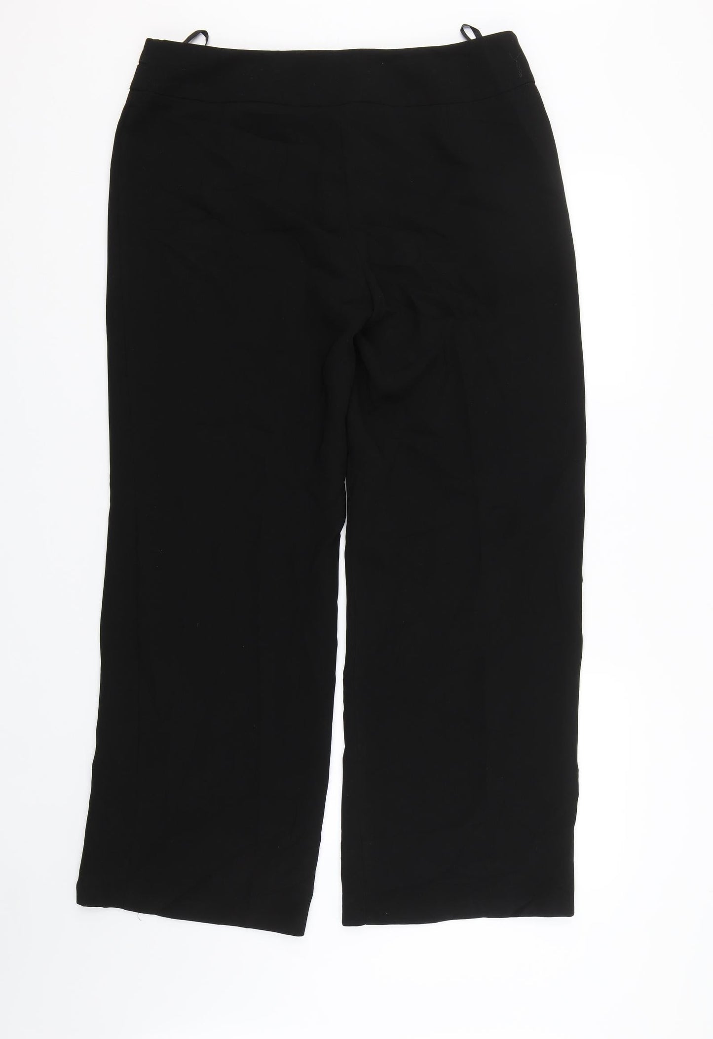 Womens UK Size 14 M&S Regular Fit  Black Trousers