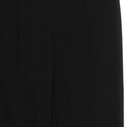 Womens UK Size 14 M&S Regular Fit  Black Trousers