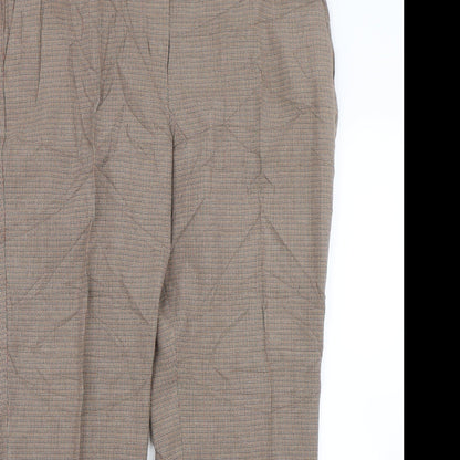Womens UK Size 18 M&S Regular Fit  Brown Trousers