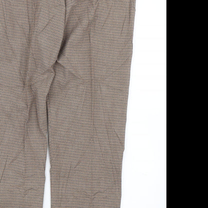 Womens UK Size 18 M&S Regular Fit  Brown Trousers